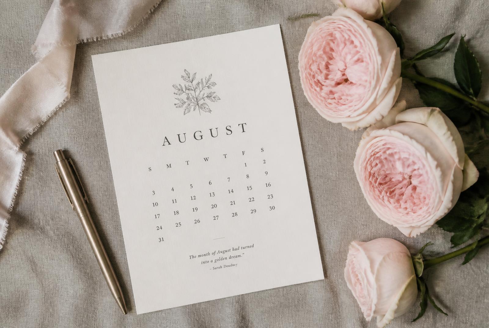 Wedding Dates to Avoid for 2027 and 2028