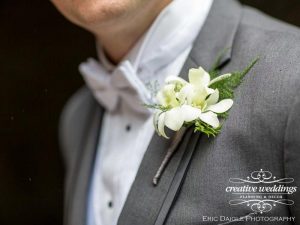 Banff Wedding Florist - Orchid Boutonniere by Wedding Flowers With Love By Fiori Con Amore; Banff Wedding Planner - Creative Weddings Planning & Decor; Rimrock Resort Wedding; Eric Daigle Photography