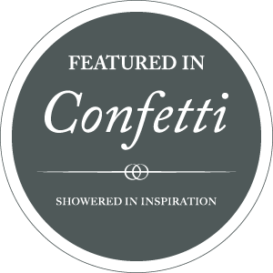 Confetti Wedding Magazine, featured in wedding magazine Creative Weddings Planning & Design